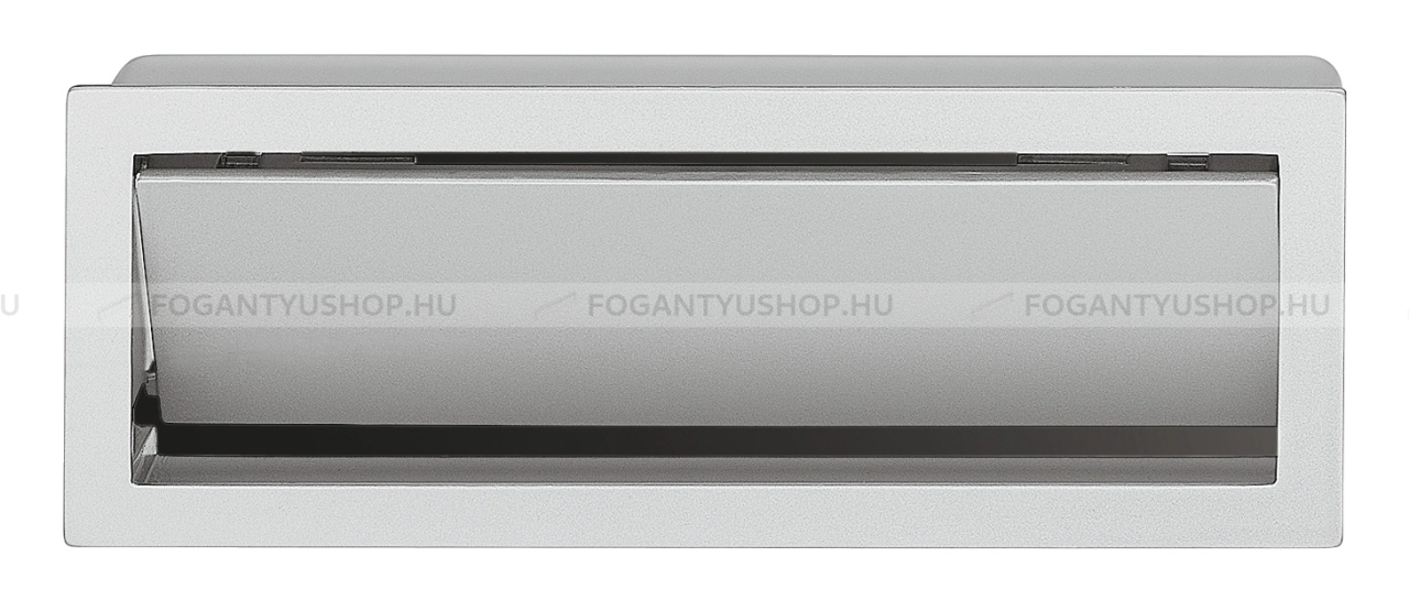 HAFELE Bútorfogantyú - 144 151.96 - furattáv 144 mm - Alumínium MCrE - Zink fém ötvözet - Bútorajtó felületébe marható, süllyeszthető fém fogantyú