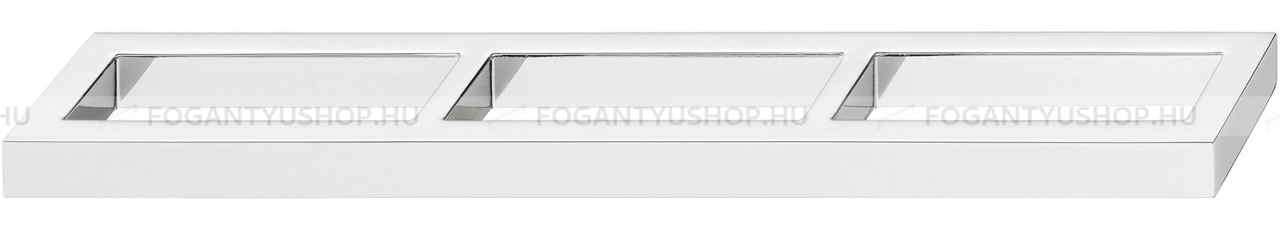 HAFELE Bútorfogantyú - H1320 192 - furattáv 192 mm - Fényes króm Cr - Zink fém ötvözet - Egy méretben gyártott fém bútorfogantyú