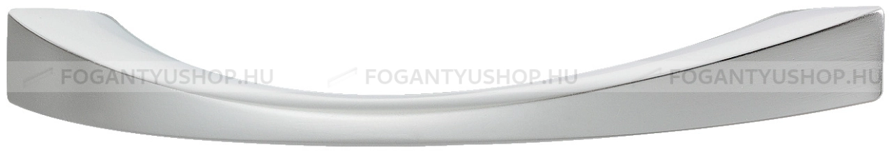 HAFELE Fogantyú - 128 107.66 - furattáv 128 mm - Matt króm MCrL - Zink fém ötvözet - Egy méretben gyártott fém bútorfogantyú