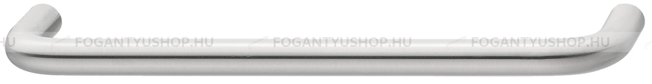 HAFELE Bútorfogantyú - 115.52 - Ezüst inox (szálcsiszolt) SNiL - Inox - Rozsdamentes acél - inox fém bútorfogantyú