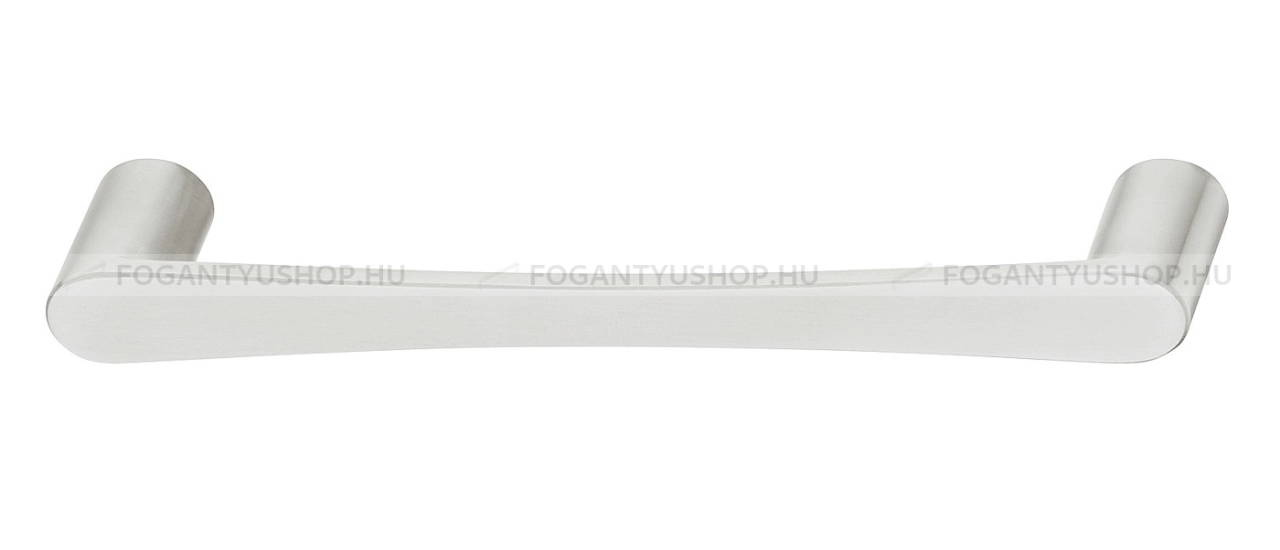 HAFELE Bútor fogantyú - 160 100.54 - furattáv 160 mm - Ezüst inox (szálcsiszolt) SNiL - Inox - Rozsdamentes acél - inox fém bútorfogantyú