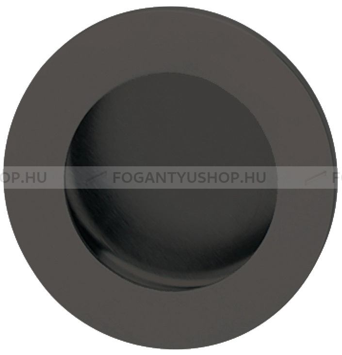 HAFELE 151.38 BlackL - Festett fekete BlackL - Inox - Tolóajtó bemarható fogantyú (tolóajtókagyló)