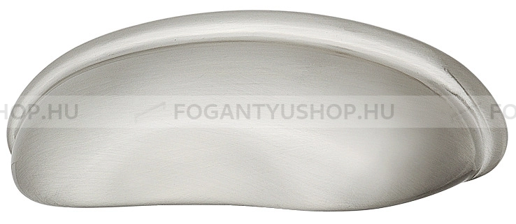 HAFELE Bútorfogantyú - 64 105.55 - furattáv 64 mm - Szálcsiszolt nikkel NisatE - Zink fém ötvözet - Egy méretben gyártott fém bútorfogantyú