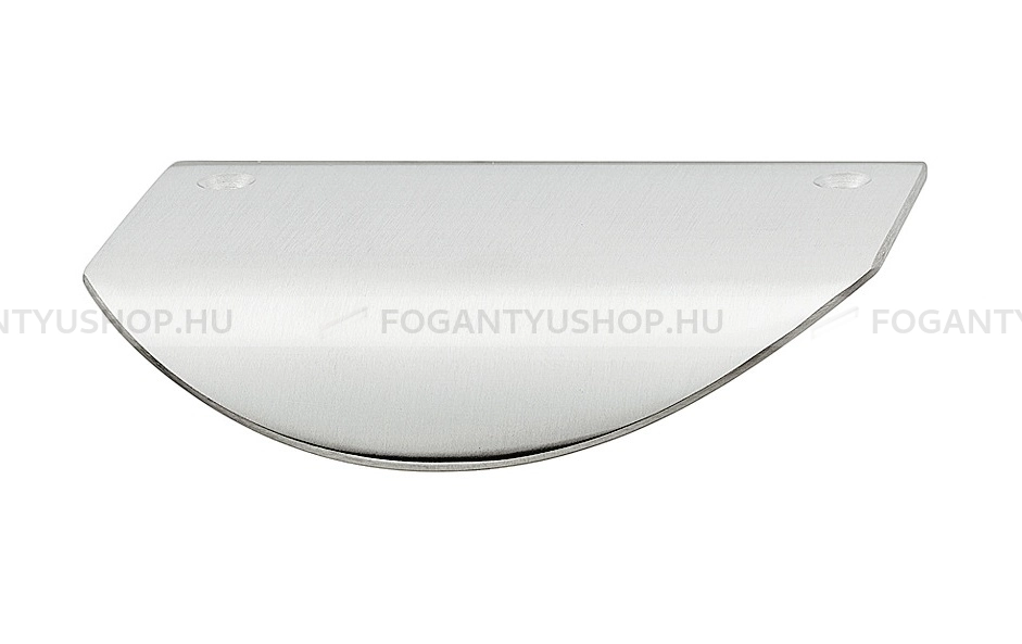 HAFELE Bútorfogantyú - 64 115.89 - furattáv 64 mm - Ezüst inox (szálcsiszolt) SNiL - Inox - Bútorajtó élére ültethető fém fogantyú