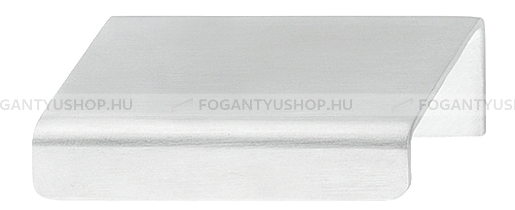 HAFELE Bútor fogantyú - 115.98 - Matt króm MCrL - Inox - Bútorajtó élére ültethető fém fogantyú