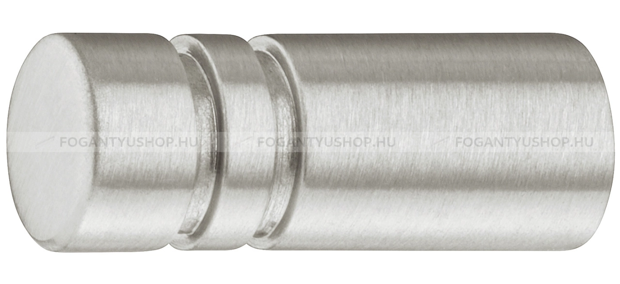 HAFELE Gomb fogantyú - 132.94 - 1 furatos - Ezüst inox (szálcsiszolt) SNiL - Inox - Fém gombfogantyú, bútorgomb (szögletes, kerek)