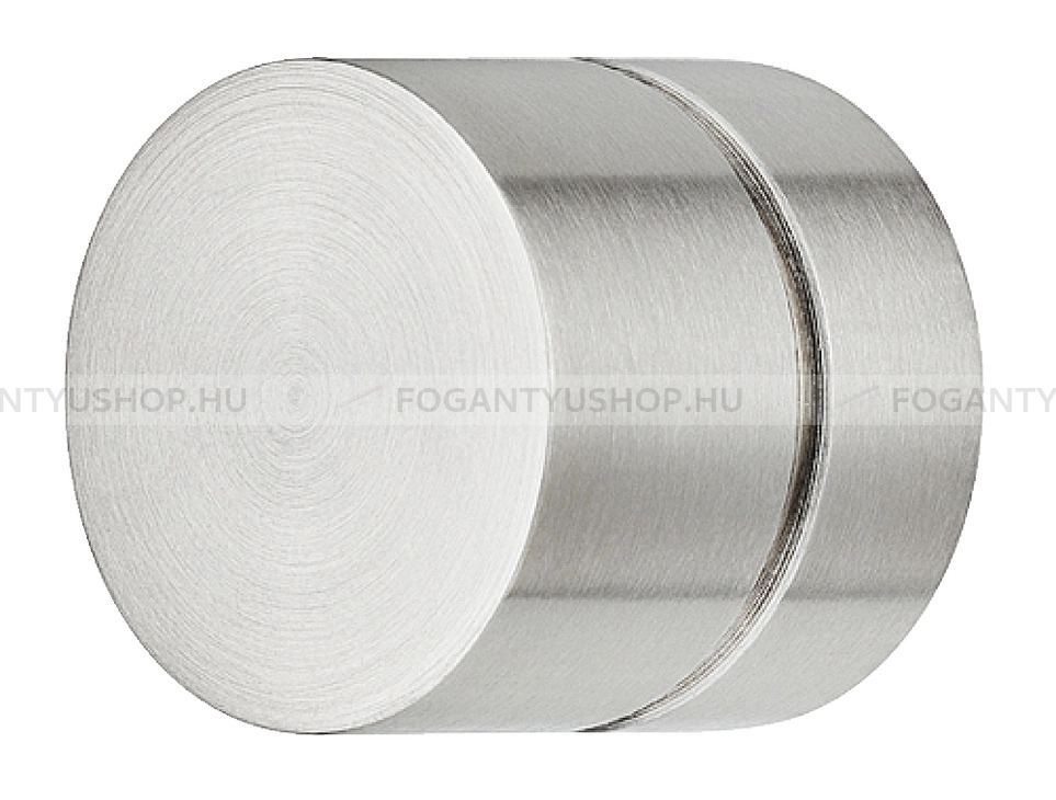 HAFELE Bútorgomb - 134.88 - 1 furatos - Ezüst inox (szálcsiszolt) SNiL - Inox - Fém gombfogantyú, bútorgomb (szögletes, kerek)