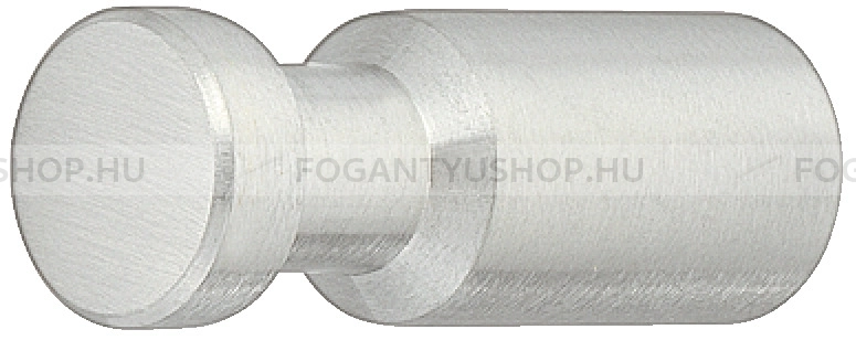 HAFELE Gomb fogantyú - 134.82 - 1 furatos - Ezüst inox (szálcsiszolt) SNiL - Inox - Fém gombfogantyú, bútorgomb (szögletes, kerek)