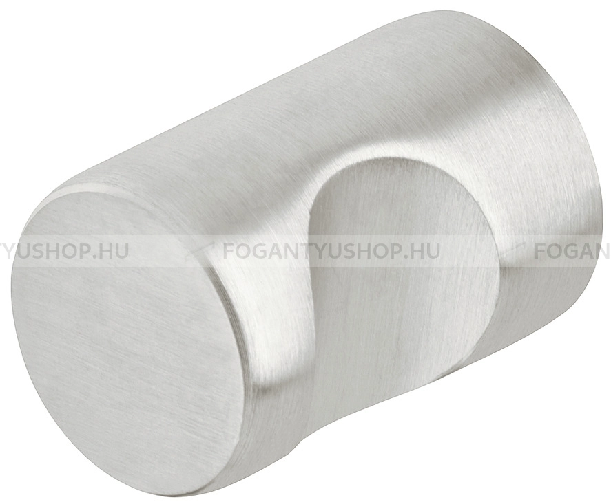 HAFELE Gomb fogantyú - 155.01 - Ezüst inox (szálcsiszolt) SNiL - Inox - Fém gombfogantyú, bútorgomb (szögletes, kerek)