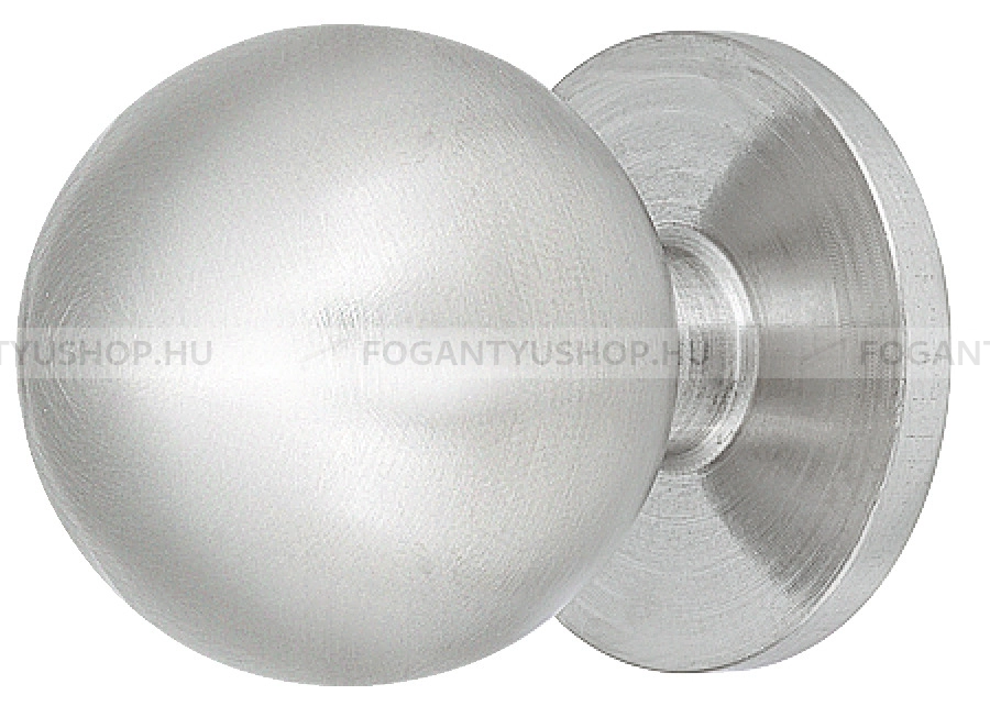 HAFELE Gomb fogantyú - 135.13 - Ezüst inox (szálcsiszolt) SNiL - Inox - Fém gombfogantyú, bútorgomb (szögletes, kerek)