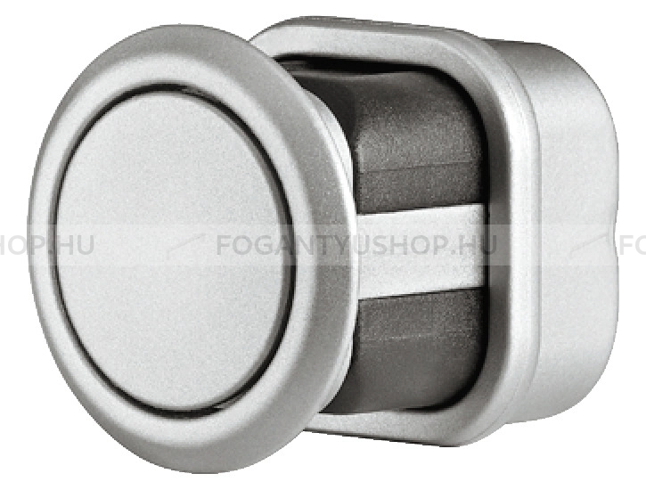 HAFELE Gomb fogantyú - 24 130.81 - furattáv 24 mm - Alumínium MCrE - Zink fém ötvözet - Fém gombfogantyú, bútorgomb (szögletes, kerek)