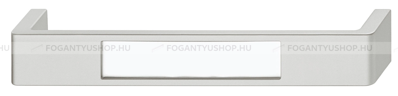 HAFELE Bútorfogantyú - 192 101.13 - furattáv 192 mm - Ezüst inox (szálcsiszolt) SNiL - Zink fém ötvözet - Egy méretben gyártott fém bútorfogantyú
