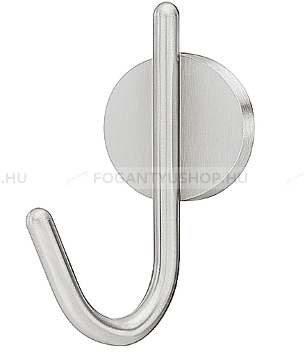 HAFELE Fogas - 17 842.35 - Ezüst inox (szálcsiszolt) SNiL - Acél fém - Egy akasztós fogas