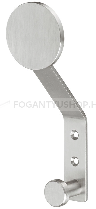 HAFELE Kabát fogas - 20 844.70 - Ezüst inox (szálcsiszolt) SNiL - Acél fém - Kombinált, kalaptartós fogas