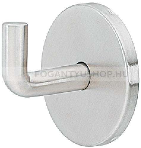 HAFELE Kabát fogas - 36 843.90 - Ezüst inox (szálcsiszolt) SNiL - Acél fém - Egy akasztós fogas