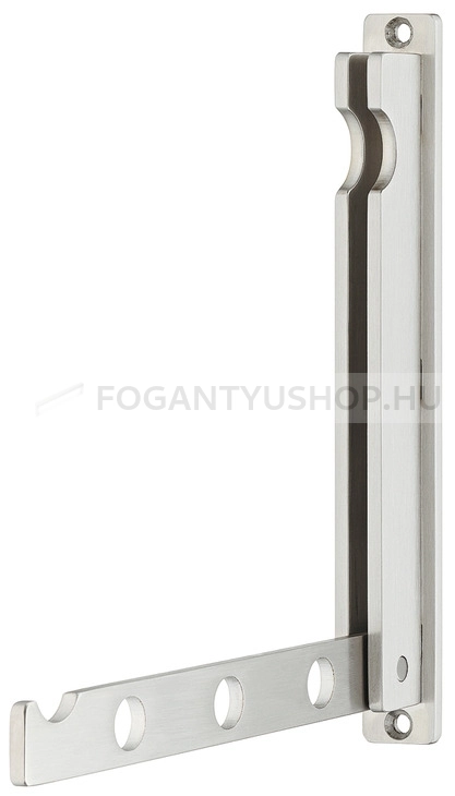 HAFELE Kabát fogas - 170 844.21 - Ezüst inox (szálcsiszolt) SNiL - Acél fém - Vállfa, sál- és nyakkendő tartó