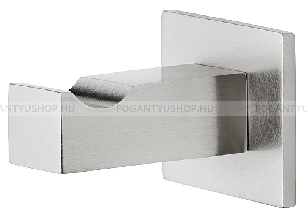 HAFELE Fogas - 842.49 - Ezüst inox (szálcsiszolt) SNiL - Réz - Egy akasztós fogas