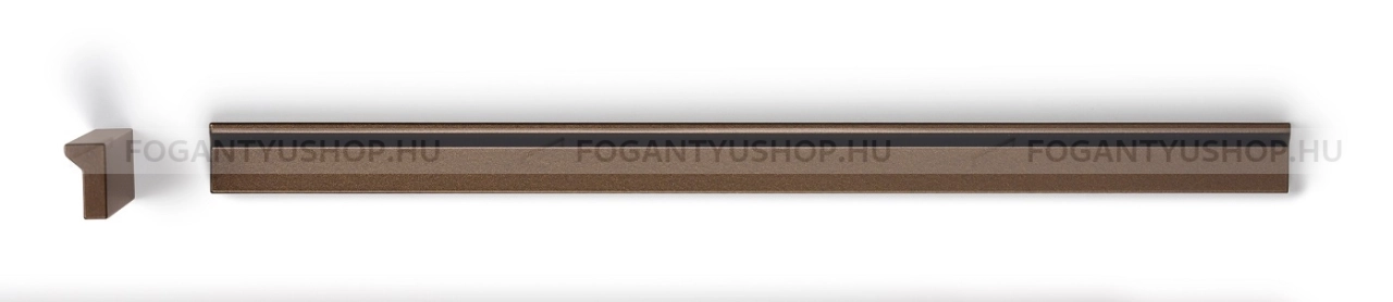 VIEFE Bútor fogantyú - ANGLE - Metál barna LM41 - Alumínium - Több méretben gyártott színes fém bútorfogantyú