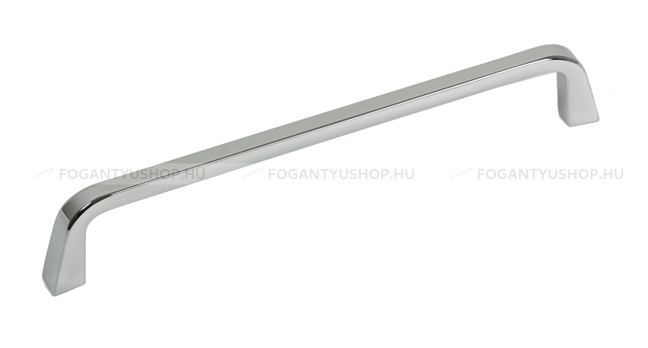 VIEFE Bútorfogantyú - ESTE 160 - furattáv 160 mm - Polírozott króm Z01 - Zamak fém ötvözet - Egy méretben gyártott fém bútorfogantyú