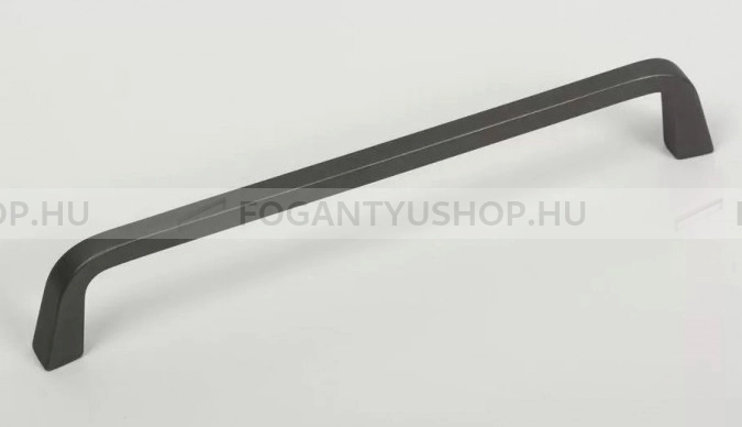 VIEFE Bútor fogantyú - ESTE 160 - furattáv 160 mm - Grafit szürke Z617 - Zamak fém ötvözet - Egy méretben gyártott színes fém bútorfogantyú