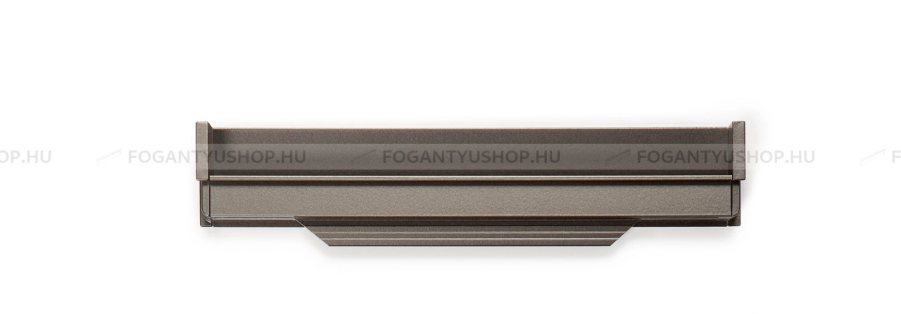 VIEFE Fogantyú - HEXXA LM23 - Metál szürke LM23 - Alumínium - Bútorajtó élébe marható, süllyeszthető fém fogantyú