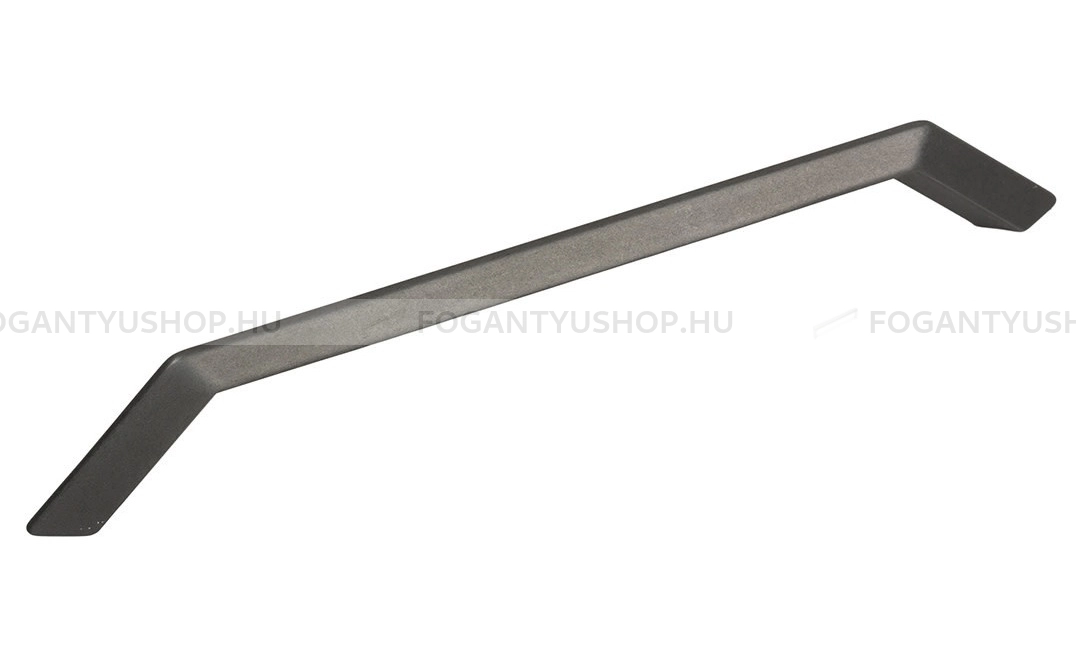 VIEFE Bútor fogantyú - FELTRE 192 - furattáv 192 mm - Grafit szürke Z617 - Zamak fém ötvözet - Egy méretben gyártott fém bútorfogantyú