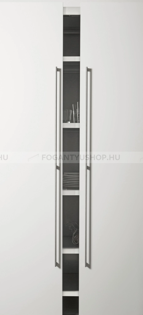VIEFE Bútorfogantyú - GRAF BIG LONG 1168 - furattáv 1168 mm - Szálcsiszolt L24 - Alumínium - Egy méretben gyártott fém bútorfogantyú