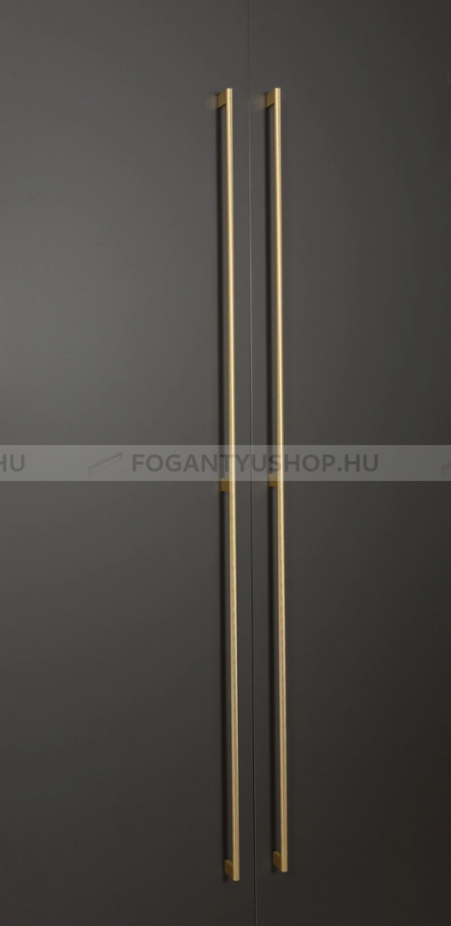 VIEFE Bútorfogantyú - GRAF BIG LONG 1168 II. L291 - furattáv 1168 mm - Sötét sárgaréz L291 - Alumínium - Egy méretben gyártott színes fém bútorfogantyú