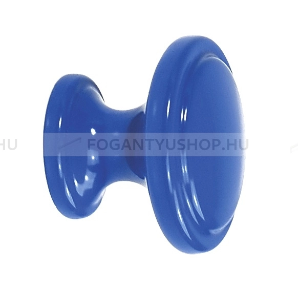 SCHWINN Bútorgomb - 2786 - 1 furatos - Kék  - Zamak fém ötvözet - Színes fém gombfogantyú, bútorgomb