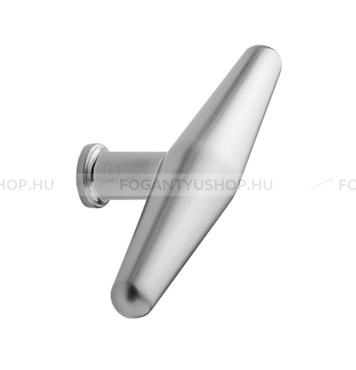 FURNIPART Bútorgomb - BALANCE - 1 furatos - Ezüst inox (szálcsiszolt) SNiL - Zamak fém ötvözet - Fém gombfogantyú, bútorgomb (szögletes, kerek)