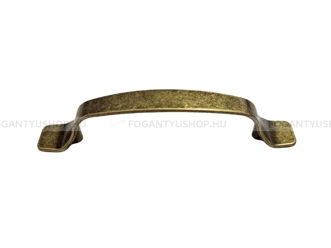 GIUSTI Bútorfogantyú - 96 EXP50720AD1 - furattáv 96 mm - Antik patina barna  - Zamak fém ötvözet - Klasszikus, vintage, antik fém bútorfogantyú