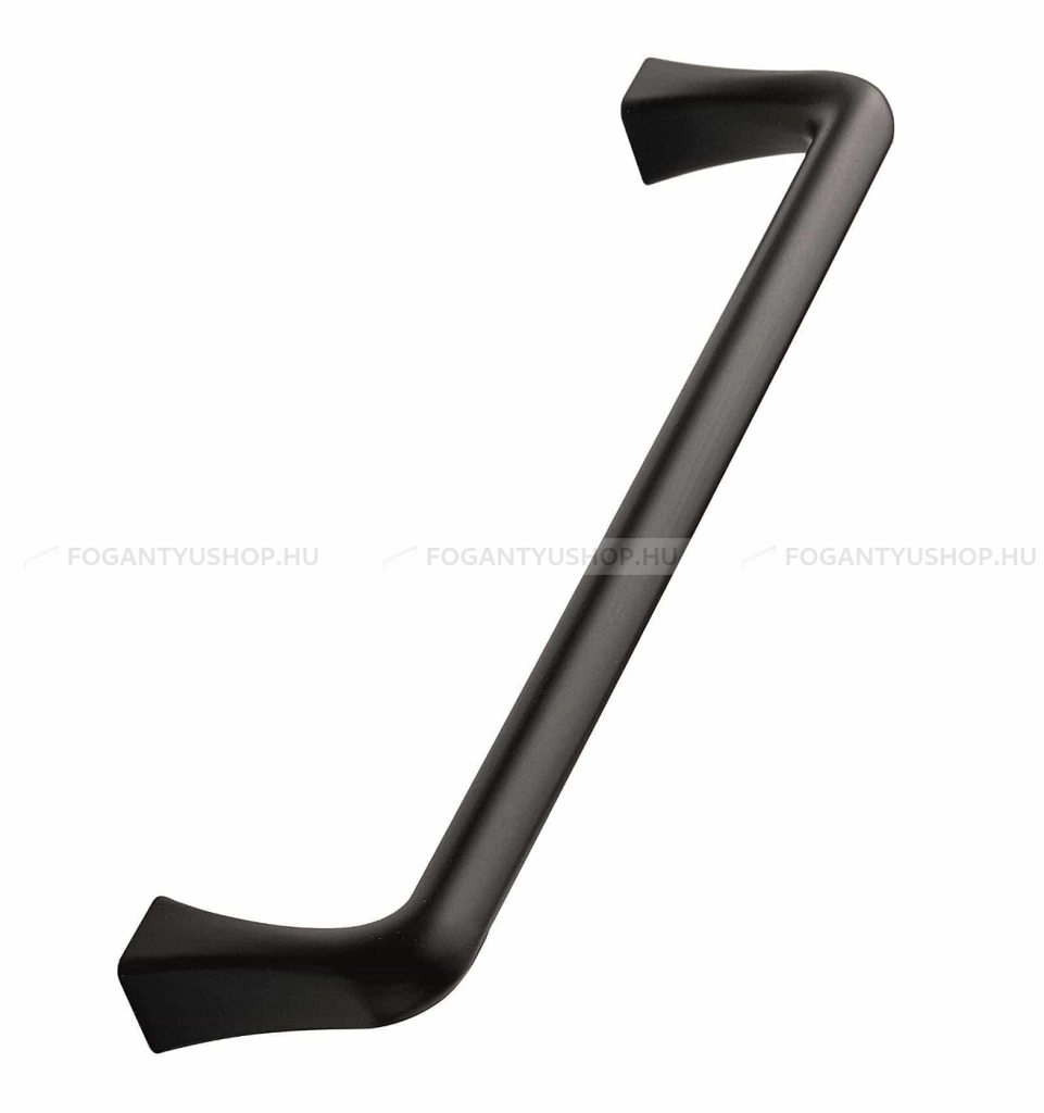 FURNIPART Bútorfogantyú - CONCAVE 160 Festett - furattáv 160 mm - Matt fekete 99 - Zamak fém ötvözet - Egy méretben gyártott színes fém bútorfogantyú