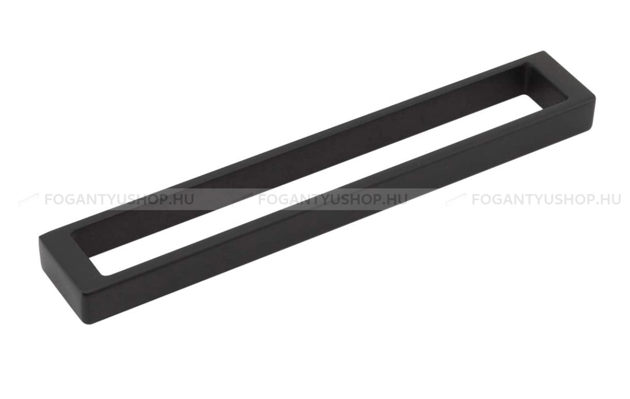 FURNIPART Bútorfogantyú - CUBICO 192 Festett - furattáv 192 mm - Festett fekete BlackL - Zamak fém ötvözet - Egy méretben gyártott színes fém bútorfogantyú