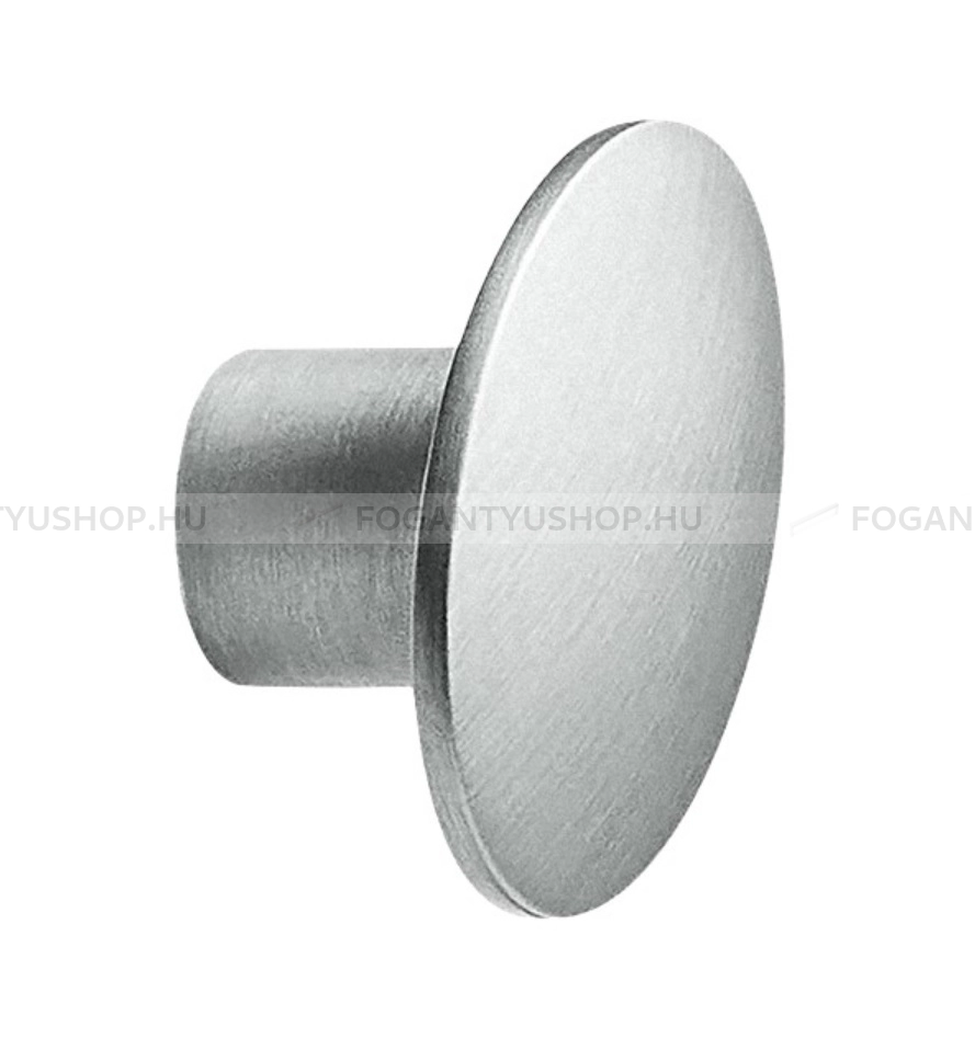 FURNIPART Gomb fogantyú - DOME - 1 furatos - Szálcsiszolt 66 - Zamak fém ötvözet - Fém gombfogantyú, bútorgomb (szögletes, kerek)