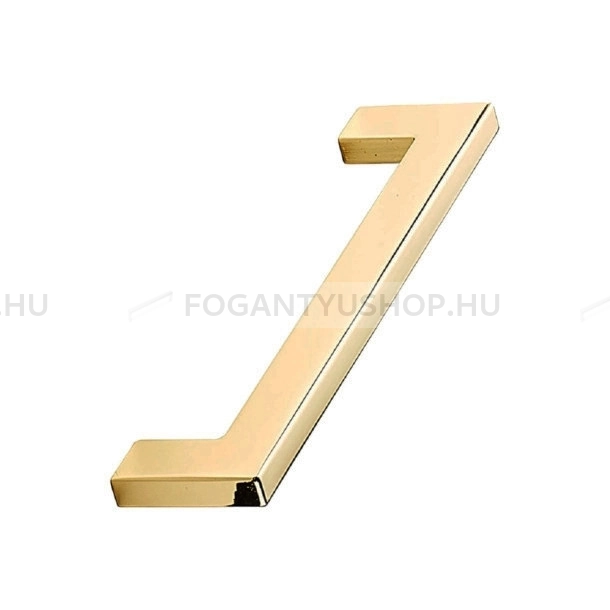 FURNIPART Fogantyú - FLAT - Fényes sárgaréz 29 - Zamak fém ötvözet - Több méretben gyártott színes fém bútorfogantyú