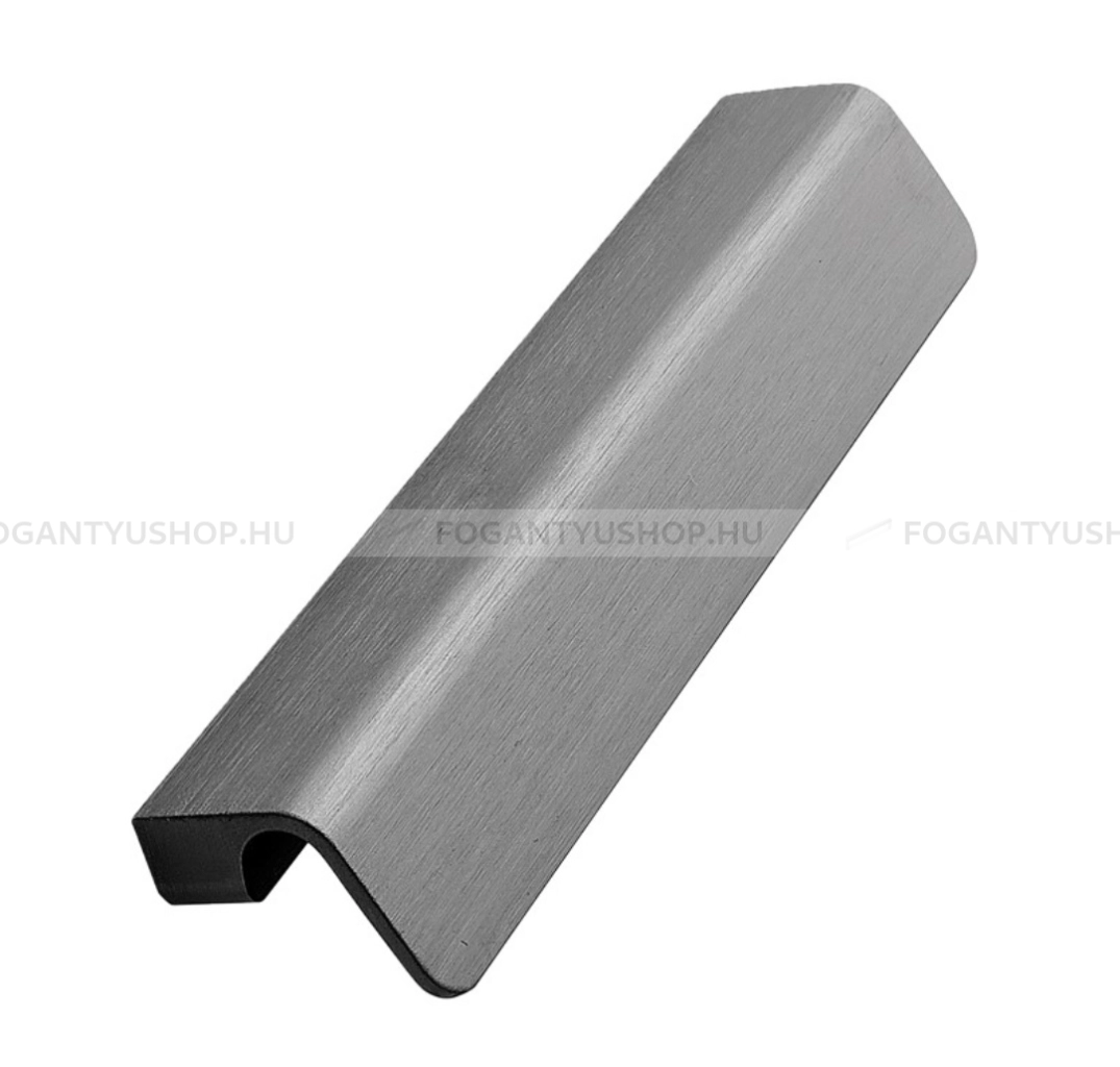 FURNIPART Fogantyú - FRINGE 160 - furattáv 160 mm - Csiszolt antracit 91 - Alumínium - Egy méretben gyártott színes fém bútorfogantyú
