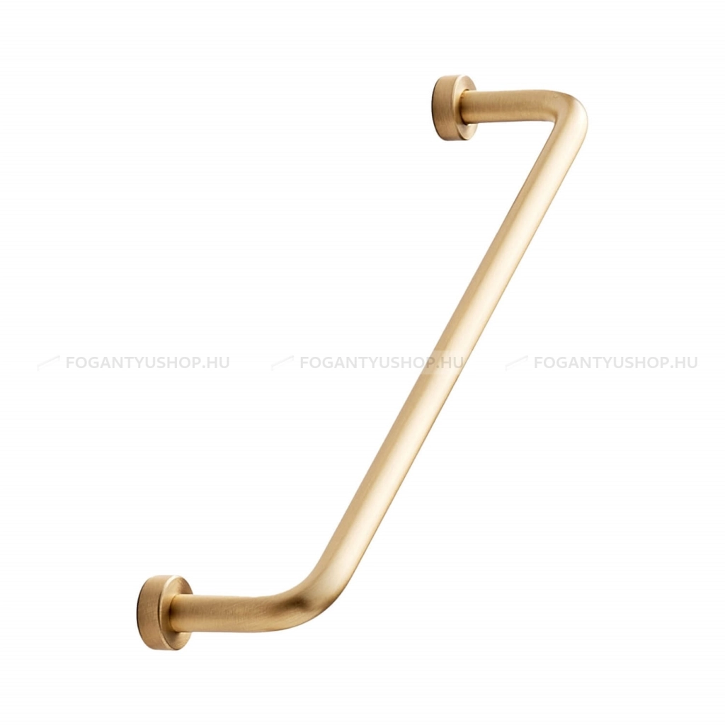 FURNIPART Bútor fogantyú - LOUNGE 160 II. - furattáv 160 mm - Csiszolt sárgaréz 21 - Inox - Rozsdamentes acél - inox fém bútorfogantyú