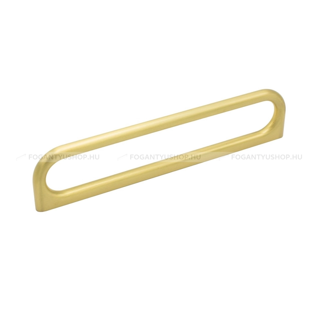 FURNIPART Bútorfogantyú - LUCK HANDLE 160 - furattáv 160 mm - Csiszolt arany 33 - Zamak fém ötvözet - Egy méretben gyártott színes fém bútorfogantyú