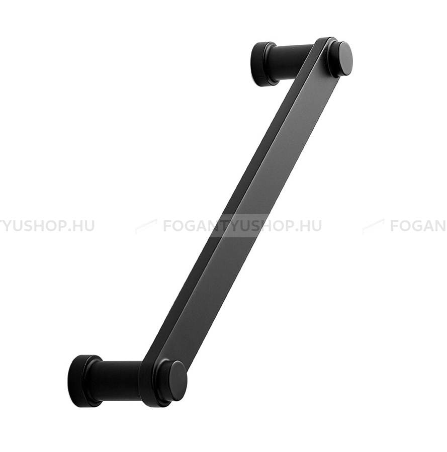 FURNIPART Fogantyú - PILLAR 160 Festett - furattáv 160 mm - Matt fekete 99 - Zamak fém ötvözet - Egy méretben gyártott színes fém bútorfogantyú