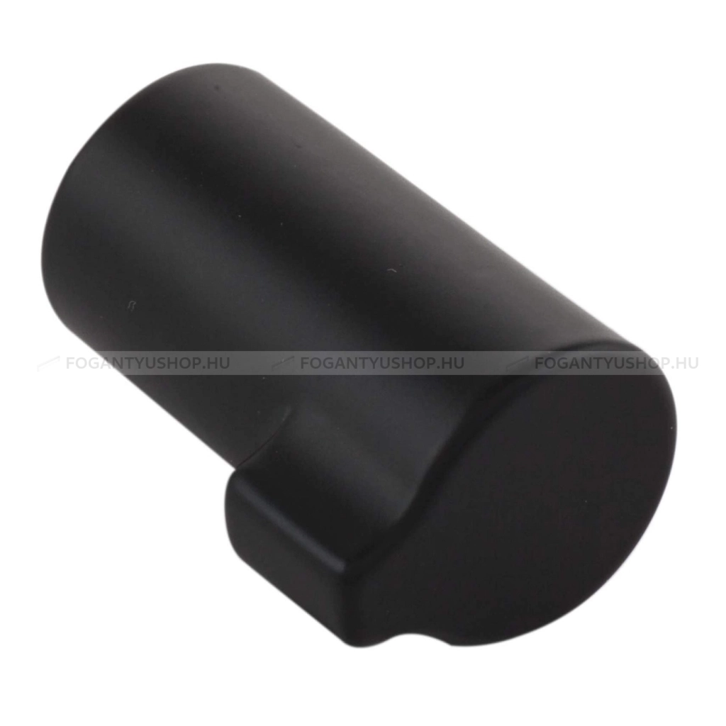 FURNIPART Gombfogantyú - SCOPE KNOB Festett - 1 furatos - Fekete 9005 - Zamak fém ötvözet - Színes fém gombfogantyú, bútorgomb