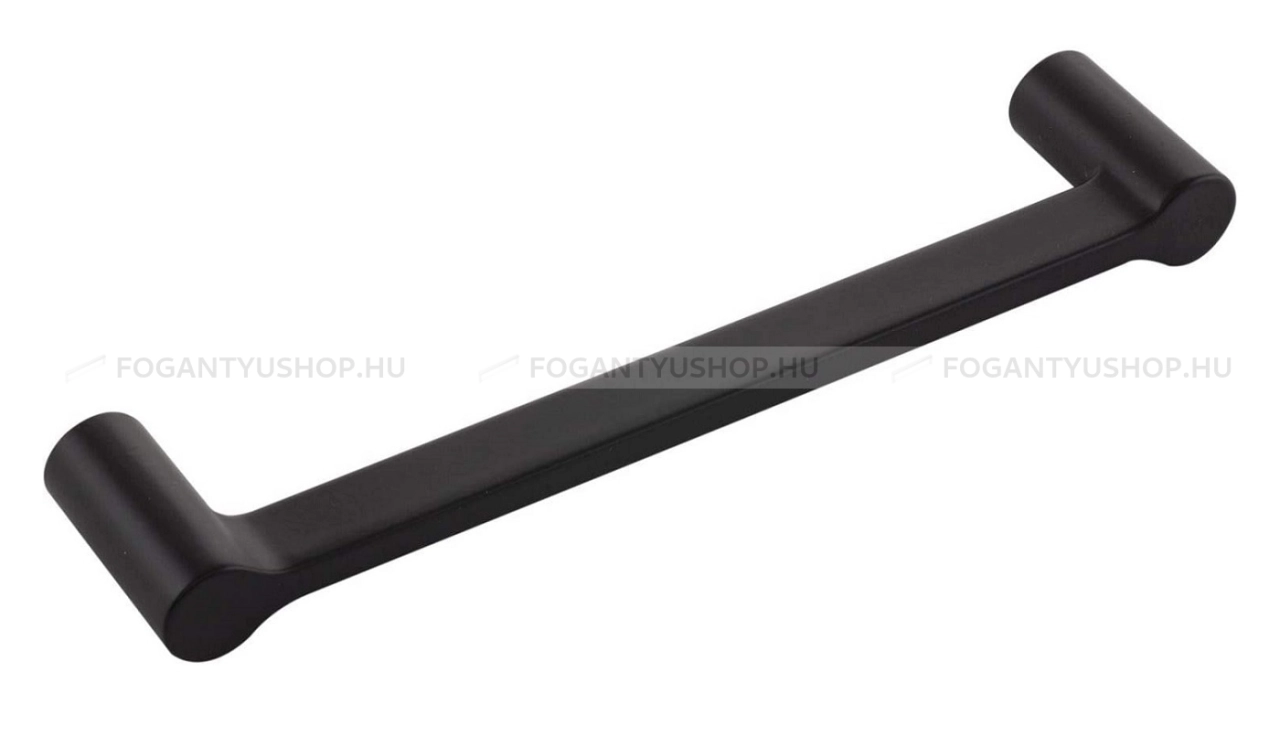 FURNIPART Bútor fogantyú - SCOPE 160 Festett 9005 - furattáv 160 mm - Fekete 9005 - Zamak fém ötvözet - Egy méretben gyártott színes fém bútorfogantyú
