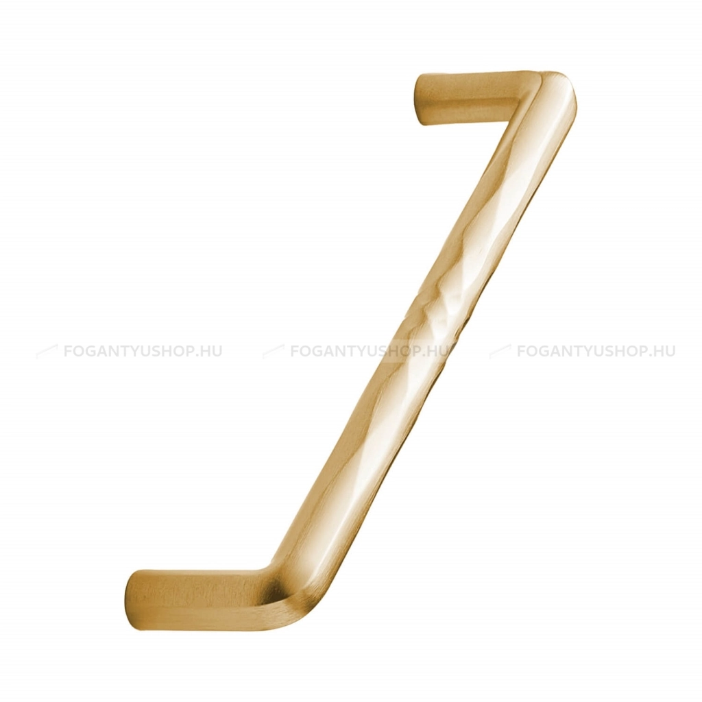 FURNIPART Bútor fogantyú - SHUFFLE 160 - furattáv 160 mm - Csiszolt arany 33 - Zamak fém ötvözet - Egy méretben gyártott színes fém bútorfogantyú