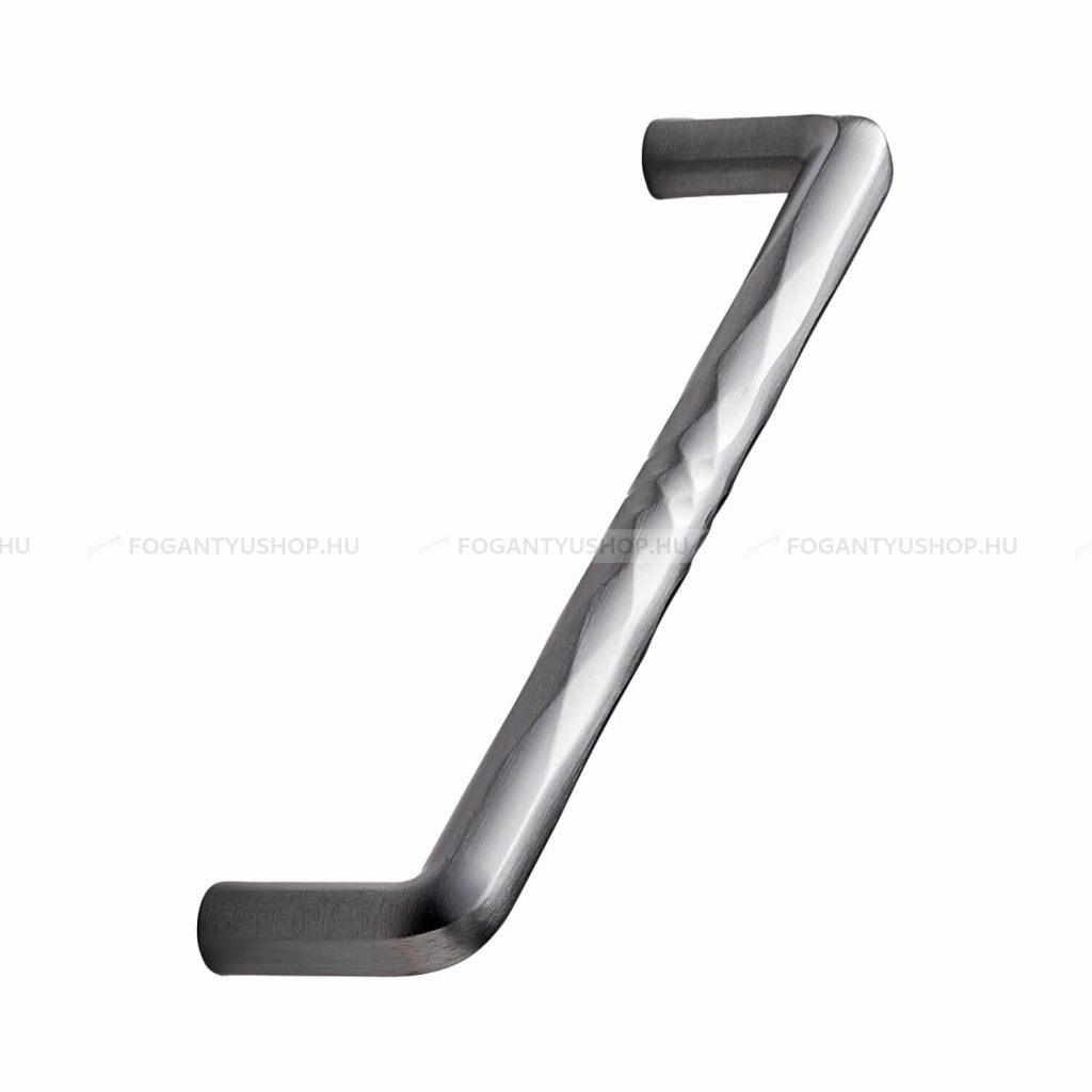FURNIPART Bútor fogantyú - SHUFFLE 160 - furattáv 160 mm - Csiszolt antracit 91 - Zamak fém ötvözet - Egy méretben gyártott színes fém bútorfogantyú