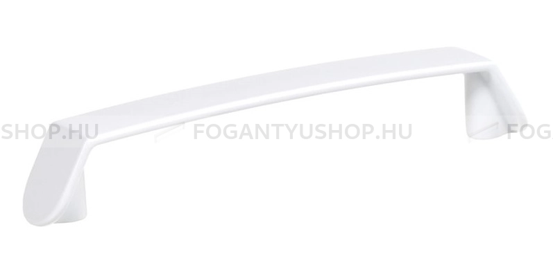 SCHWINN Fogantyú - 128 Z162 - furattáv 128 mm - Festett fehér WhiteL - Zamak fém ötvözet - Egy méretben gyártott színes fém bútorfogantyú