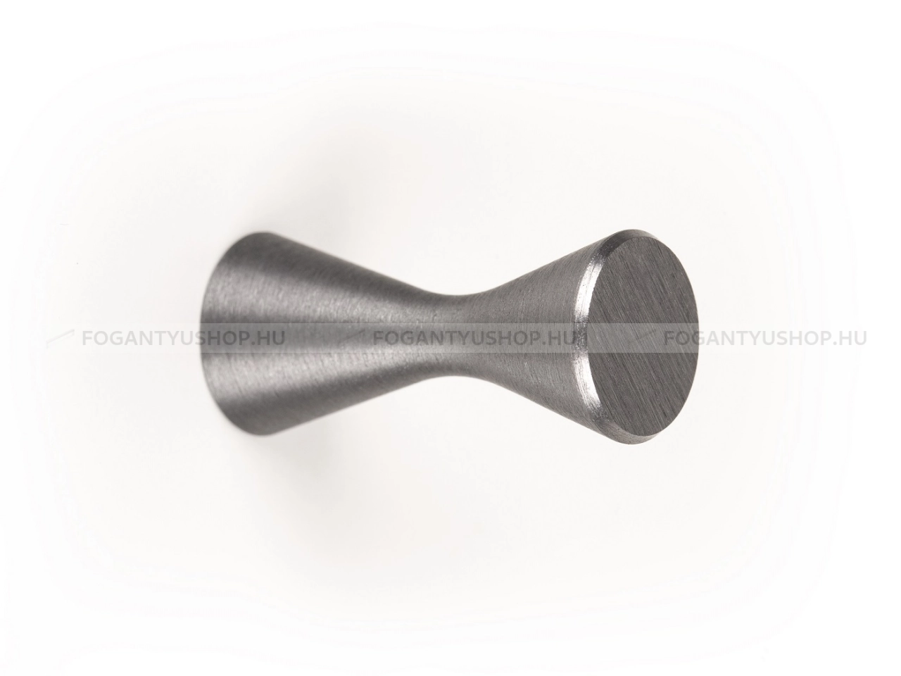VIEFE Gombfogantyú - DIABOLO - 1 furatos - Csiszolt szürke L31 - Alumínium - Színes fém gombfogantyú, bútorgomb