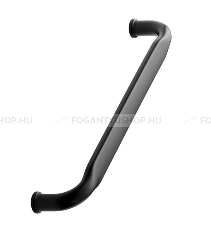 FURNIPART Bútorfogantyú - GATE HANDLE 160 Festett - furattáv 160 mm - Matt fekete 99 - Zamak fém ötvözet - Egy méretben gyártott színes fém bútorfogantyú