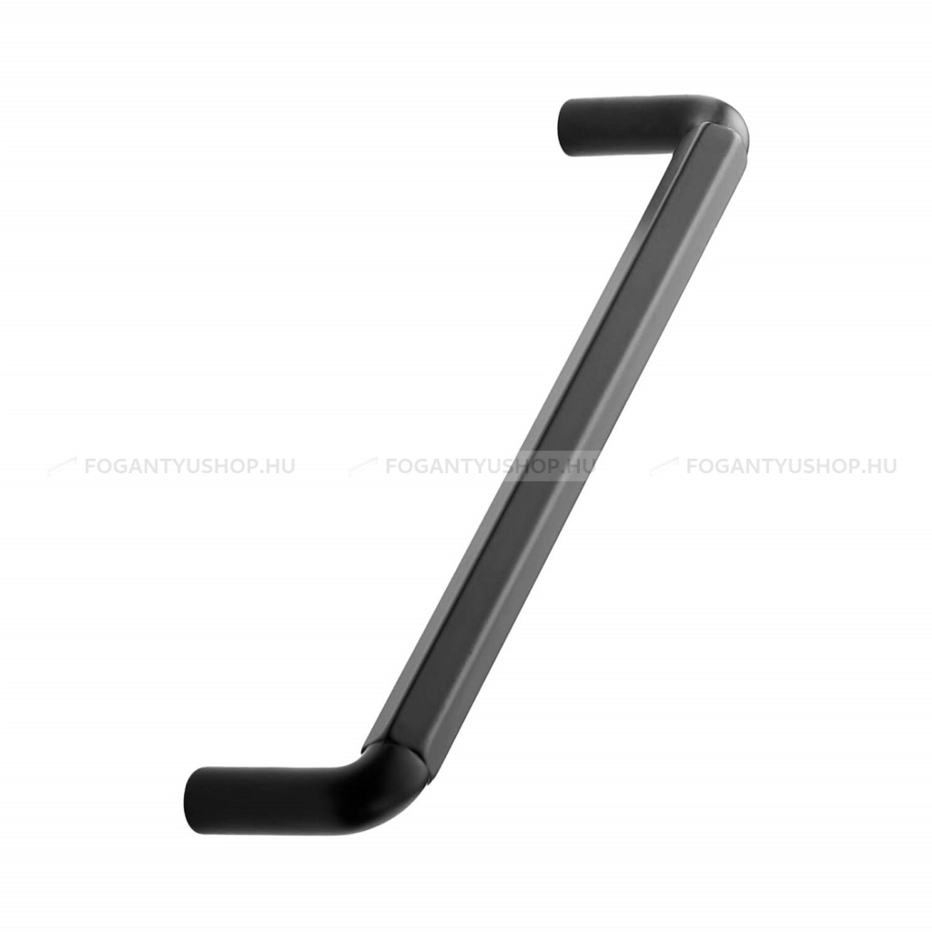 FURNIPART Bútorfogantyú - HEXA HANDLE 160 Festett - furattáv 160 mm - Festett fekete BlackL - Zamak fém ötvözet - Egy méretben gyártott színes fém bútorfogantyú