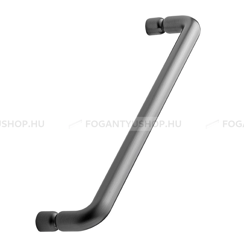 FURNIPART Bútorfogantyú - JUNCTION 160 - furattáv 160 mm - Csiszolt antracit 91 - Zamak fém ötvözet - Egy méretben gyártott színes fém bútorfogantyú