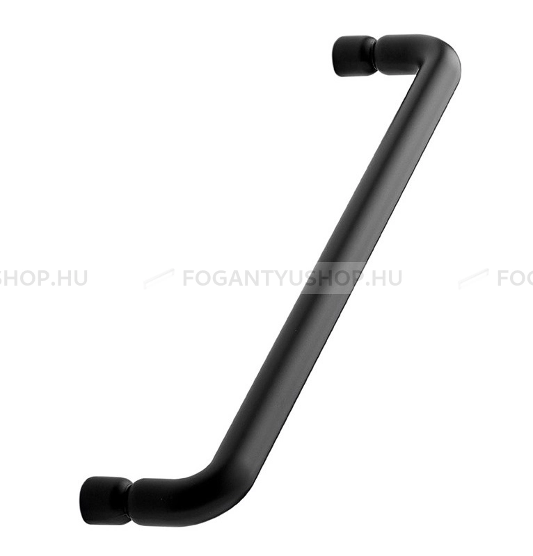 FURNIPART Bútor fogantyú - JUNCTION 160 Festett - furattáv 160 mm - Matt fekete 99 - Zamak fém ötvözet - Egy méretben gyártott színes fém bútorfogantyú