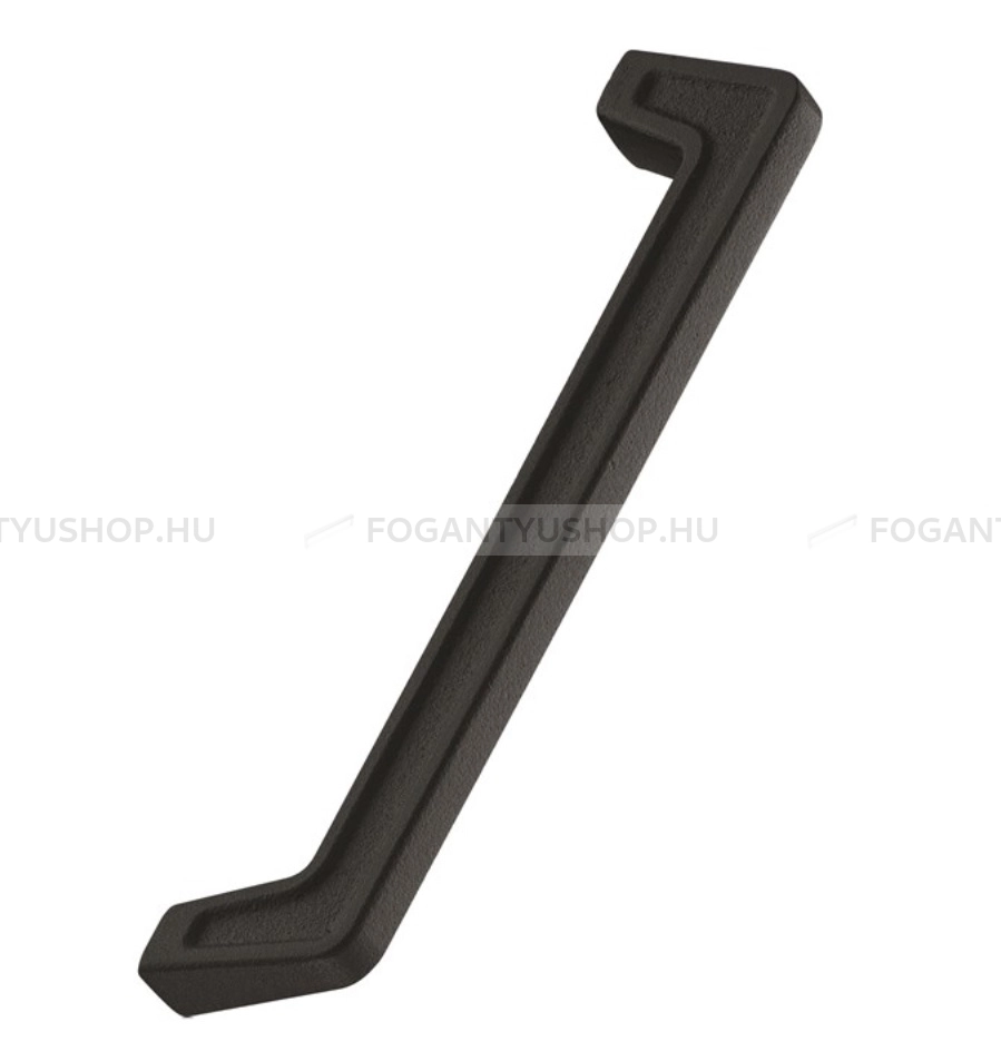FURNIPART Fogantyú - PAGODA HANDLE 160 Öntöttvas 9005 - furattáv 160 mm - Fekete 9005 - Akril műanyag - Egy méretben gyártott színes fém bútorfogantyú